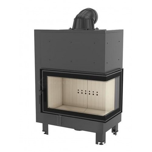 KRATKI MBO/P/BS 15 kW krbová vložka teplovzdušná, boční pravé sklo