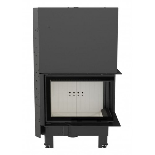 KRATKI MBZ/P/BS/G 13 kW krbová vložka teplovzdušná, pravé sklo s výsuvem