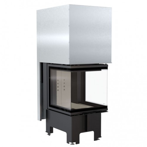 KRATKI NBC/500/500 8 kW krbová vložka teplovzdušná, levé, pravé sklo s výsuvem