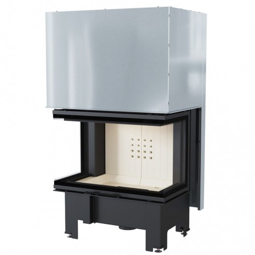 KRATKI NBC/800/400 10 kW krbová vložka teplovzdušná, levé, pravé sklo s výsuvem