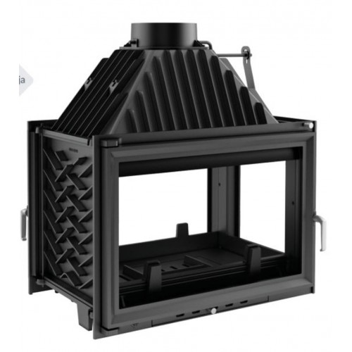 KRATKI OLIWIA/PT 18 kW krbová vložka teplovzdušná, průhledové pravé sklo KRATKI OLIWIA/PT 18 kW krbová vložka teplovzdušná, průhledové pravé sklo