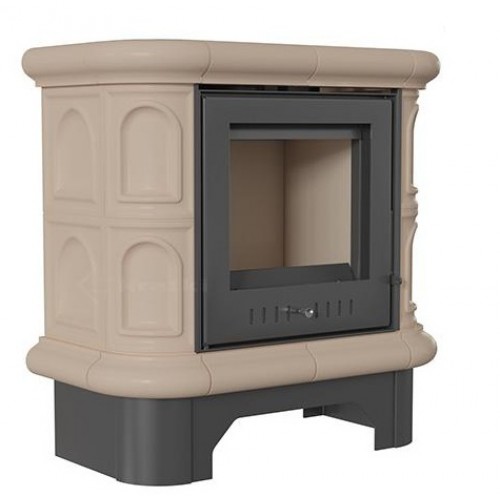 KRATKI WK 440 kachlová kamna, krémová matná KRATKI WK 440 kachlová kamna, krémová matná