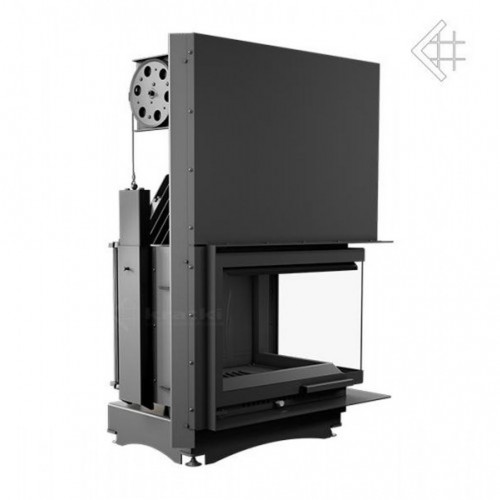 KRATKI ZUZIA/P/BS/G 16 kW krbová vložka teplovzdušná, boční pravé sklo s výsuvem