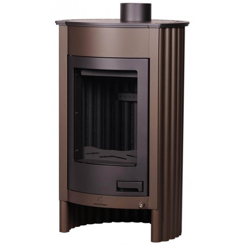 HSFLAMINGO Krbová kamna MASTERFLAMME Medie I, hnědá - sametová