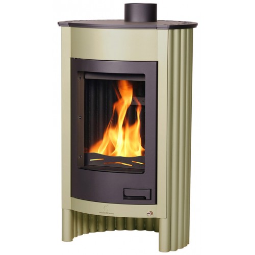HSFLAMINGO Krbová kamna MASTERFLAMME Medie I, olivová