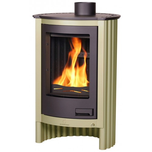 HS FLAMINGO Krbová kamna MASTERFLAMME Piccolo I, olivová