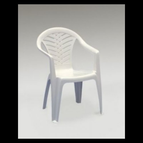 Plastové křeslo MALIBU bílé