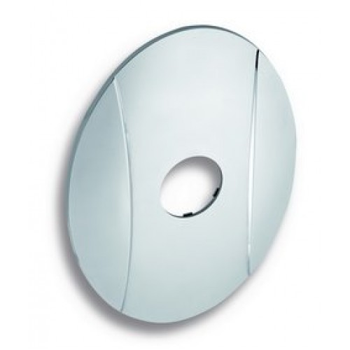NOVASERVIS kryt k podomítkovému boxu - ovál chrom KRYT0050A,0