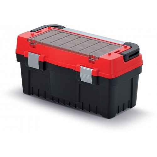 Kistenberg EVO Kufr na nářadí s kov. držadlem 54,8x27,4x28,6cm, červená KEVA5530BAL