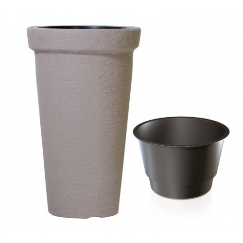 Prosperplast CLASSIC TOWER Květináč 30x50cm mocca DPC30