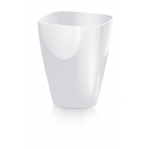 PROSPERPLAST COUBI Květináč hranatý 13,2 cm, bílá DUKO130 PROSPERPLAST COUBI Květináč hranatý 13,2 cm, bílá DUKO130