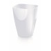 PROSPERPLAST COUBI Květináč hranatý 13,2 cm, bílá DUKO130