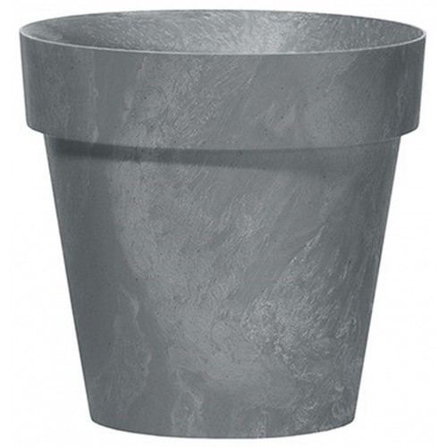 Prosperplast CUBE BETON EFFECT Květináč 25cm, 7l, marengo DCUB250E