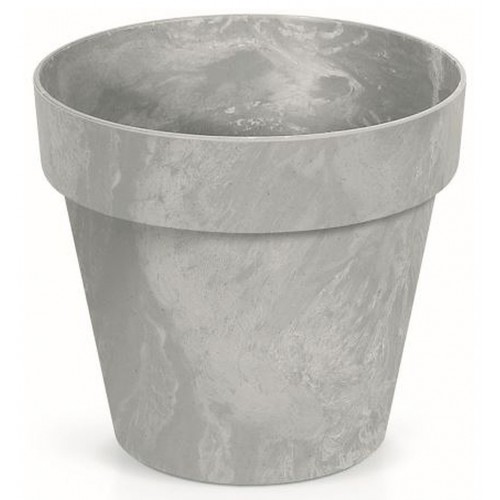 Prosperplast CUBE BETON EFFECT Květináč 14cm, 1,2l, šedý DCUB140E
