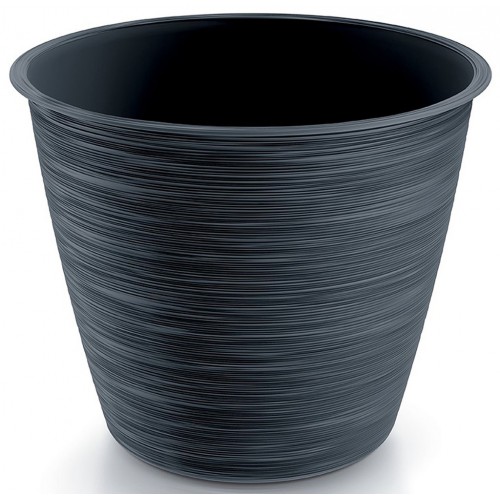 Prosperplast FURU Květináč 16,6cm, 1,6l, antracit DFO170 Prosperplast FURU Květináč 16,6cm, 1,6l, antracit DFO170
