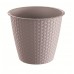 PROSPERPLAST RATOLLA ROUND květináč 10,8l, mocca DRSO300