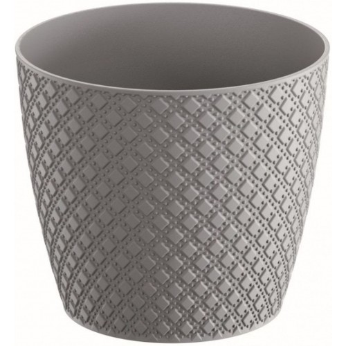Prosperplast ORIENT Květináč 15,7 cm, šedý kámen DOR160 Prosperplast ORIENT Květináč 15,7 cm, šedý kámen DOR160