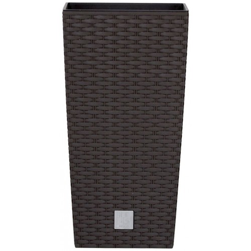 Prosperplast RATO SQUARE Květináč 24cm, 19l, umbra DRTS240