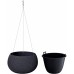 Prosperplast SPLOFY Bowl WS závěsný květináč 23,9cm, 2,3l, antracit DKSP240WS