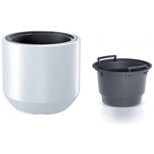 Prosperplast HEOS Květináč s vkladem 39cm, bílá DBHEW400 Prosperplast HEOS Květináč s vkladem 39cm, bílá DBHEW400