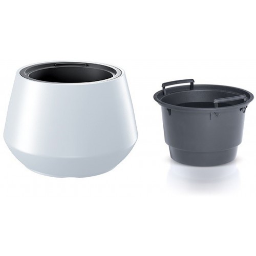 Prosperplast HEOS Květináč s vkladem 43,6cm, bílá DMHET440 Prosperplast HEOS Květináč s vkladem 43,6cm, bílá DMHET440