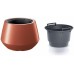 Prosperplast HEOS Květináč s vkladem 43,6cm, měď DMHET440