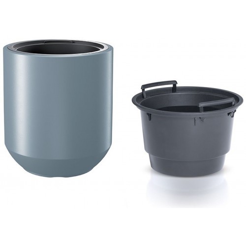 Prosperplast HEOS Květináč s vkladem 39cm, světle šedý DPHEW400