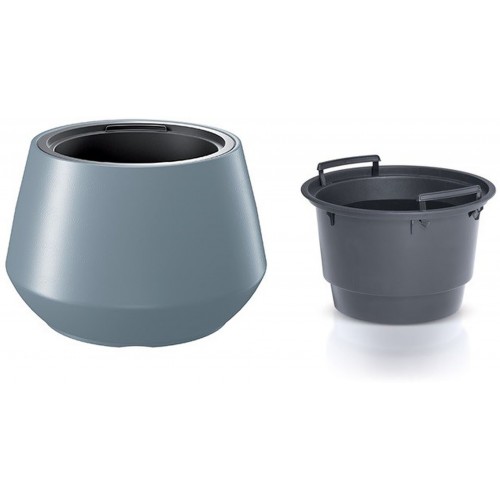 Prosperplast HEOS Květináč s vkladem 43,6cm, světle šedý DMHET440 Prosperplast HEOS Květináč s vkladem 43,6cm, světle šedý DMHET440
