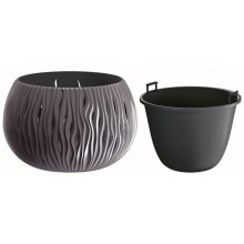 Prosperplast SANDY Bowl květináč 37cm, 9l, antracit DSK370