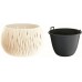 Prosperplast SANDY Bowl květináč 14cm, 0,75l, krémová DSK150