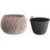 Prosperplast SANDY Bowl květináč 48cm, 21l, mocca DSK480