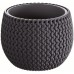 Prosperplast SPLOFY Bowl květináč 14,4cm, 0,75l, antracit DKSP150