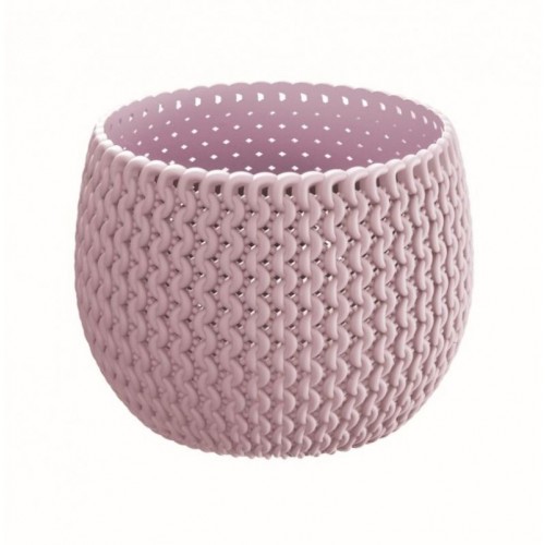 PROSPERPLAST SPLOFY BOWL Basic květináč 18 cm, světle fialový DKSP180N