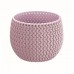 PROSPERPLAST SPLOFY BOWL Basic květináč 18 cm, světle fialový DKSP180N