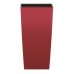 PROSPERPLAST URBI SQUARE Květináč 14cm, 2/4l, bordo DURS140