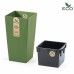 Prosperplast URBI SQUARE ECO Květináč 40cm, zelený DURS400W