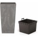 Prosperplast URBI SQUARE EFFECT Květináč 17 cm, marengo DURS170E