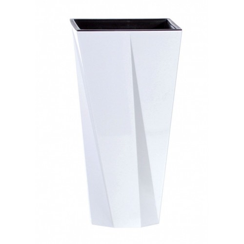 PROSPERPLAST URBI TWIST P Květináč 14 cm, 1,2/2,8l, bílá DURD140P PROSPERPLAST URBI TWIST P Květináč 14 cm, 1,2/2,8l, bílá DURD140P
