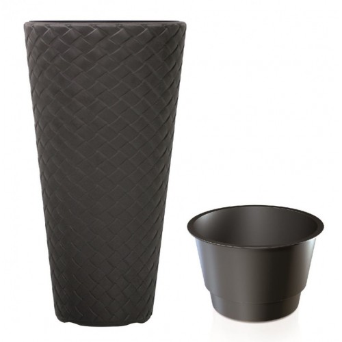 Prosperplast MATUBA SLIM Květináč 30x55cm antracit DPMT300 Prosperplast MATUBA SLIM Květináč 30x55cm antracit DPMT300