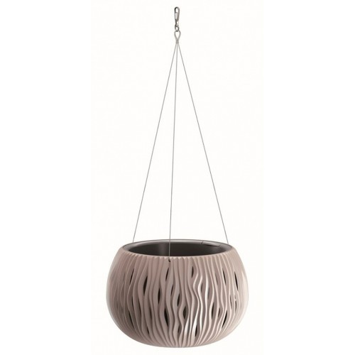 Prosperplast SANDY BOWL WS závěsný květináč 37cm, 9l, mocca DSK370WS