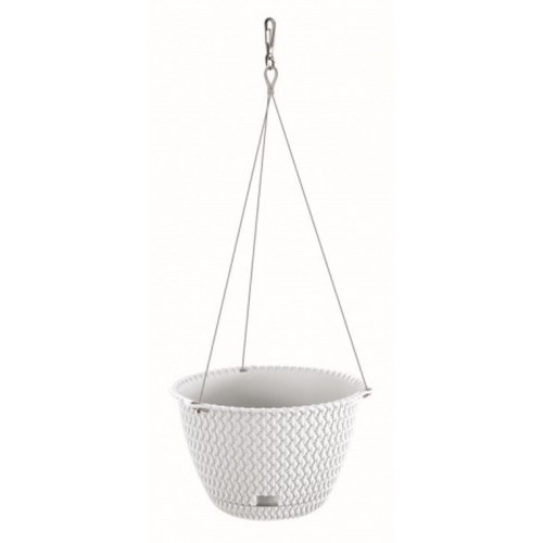 Prosperplast SPLOFY ROUND WS Závěsný květináč 23 cm, bílá DSPW230S Prosperplast SPLOFY ROUND WS Závěsný květináč 23 cm, bílá DSPW230S