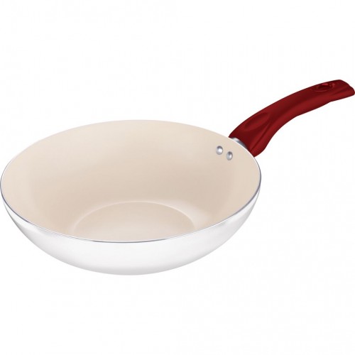 LAMART ECOLOR LT1076 pánev keramická WOK 280 mm bílá 42002243 LAMART ECOLOR LT1076 pánev keramická WOK 280 mm bílá 42002243