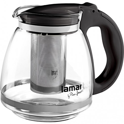 LAMART LT7027 VERRE konvice skleněná 1,5l černá LAMART LT7027 VERRE konvice skleněná 1,5l černá