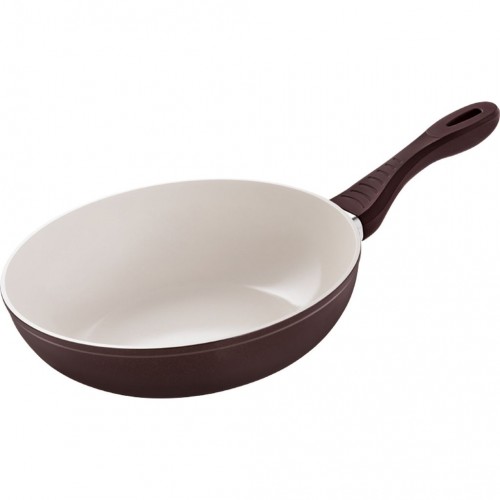 LAMART CAST LT1091 WOK pánev keramická 28 cm hnědá 42002279