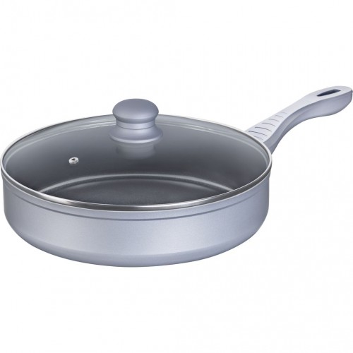 LAMART LT1106 pánev keramická s poklicí 28 cm stříbrná 42002420