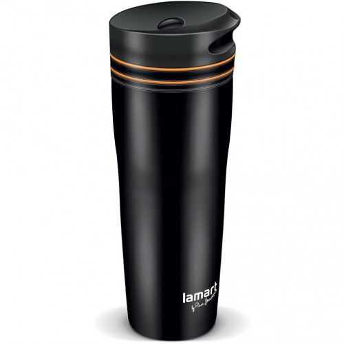 LAMART MANQ LT4051 termohrnek 360 ml čern/ora 42002976