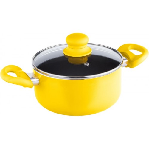 LAMART LT1023 Kastrol 18cm, žlutý 42001463 LAMART LT1023 Kastrol 18cm, žlutý 42001463
