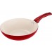 LAMART Keramická pánev WOK Ecolor LTK2808RW, 280mm, červená, 42000199