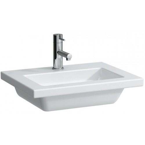 LAUFEN LIVING SQUARE umývátko 50x38cm, otvor pro baterii uprostřed 8.1543.5.000.104.1 LAUFEN LIVING SQUARE umývátko 50x38cm, otvor pro baterii uprostřed 8.1543.5.000.104.1
