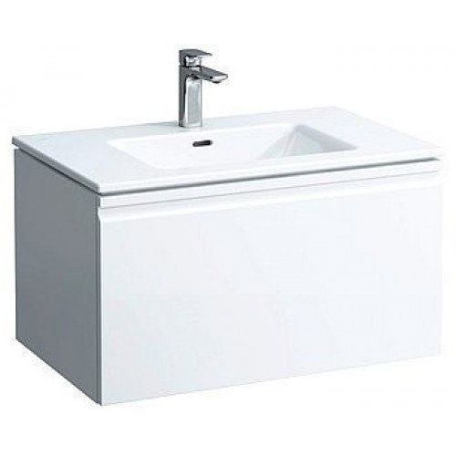 LAUFEN PRO S Umyvadlo se skříňkou 80x50 cm, se zásuvkou, grafit mat 8.6096.3.480.104.1 LAUFEN PRO S Umyvadlo se skříňkou 80x50 cm, se zásuvkou, grafit mat 8.6096.3.480.104.1